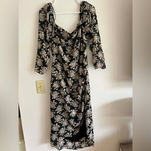 Floret Studios Floral Long Sleeve Dress